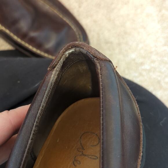 Cole Haan Men 11 M Tucker Venetian Slip On Loafers Tan Brown Leather - Picture 10 of 12